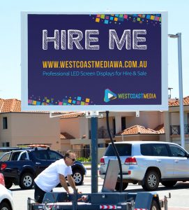 VMS LED mobile Screen Hire Perth